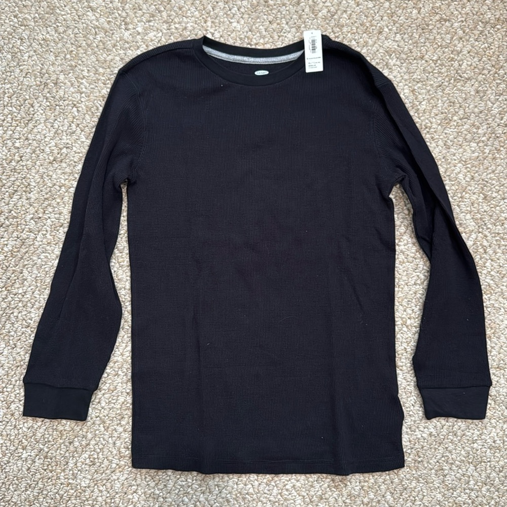 NWT Old Navy, XL child waffle knit long sleeve shirt
